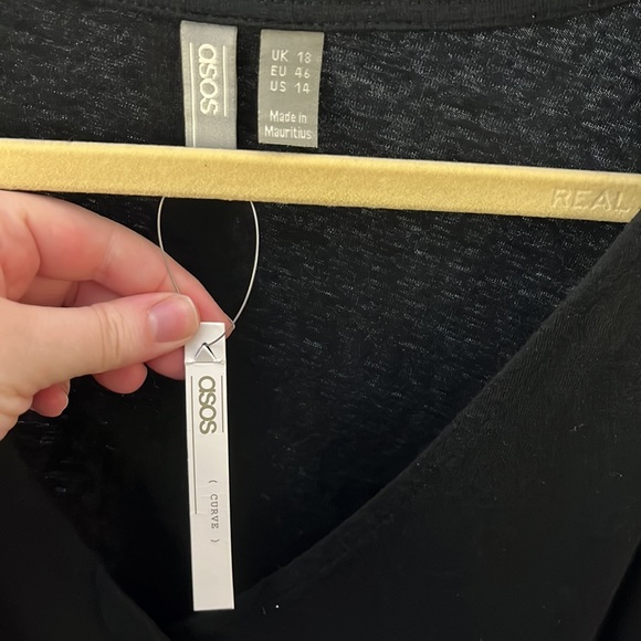 ASOS V-neck Button Dress - Picture 2 of 4